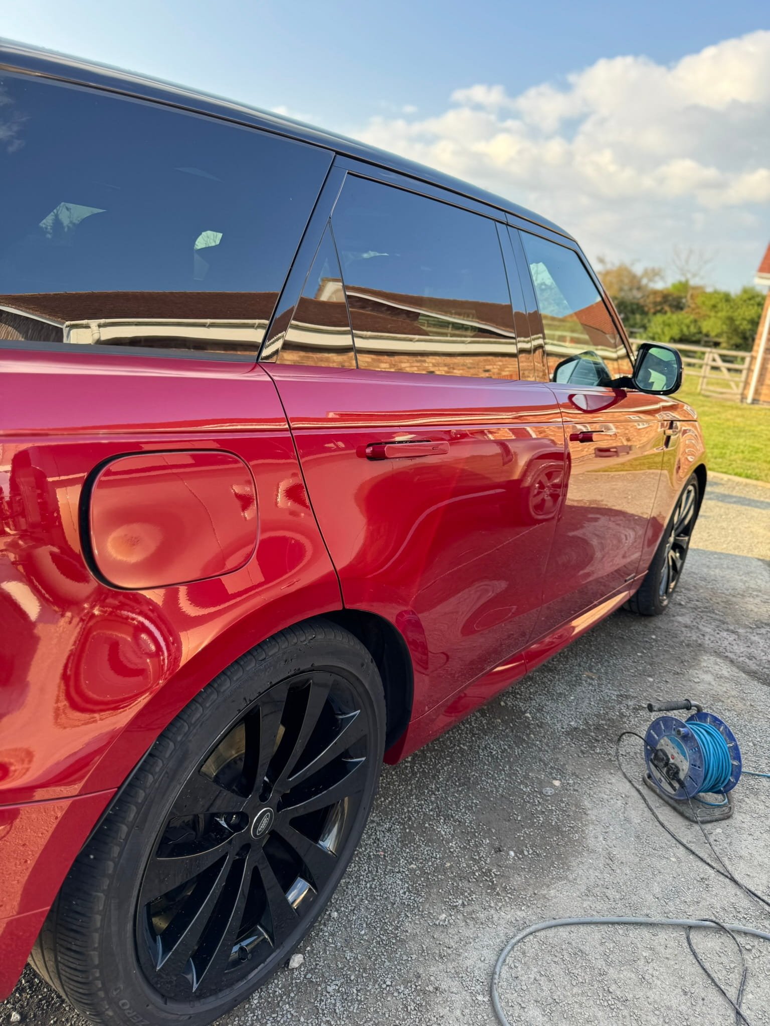 Red Range Rover